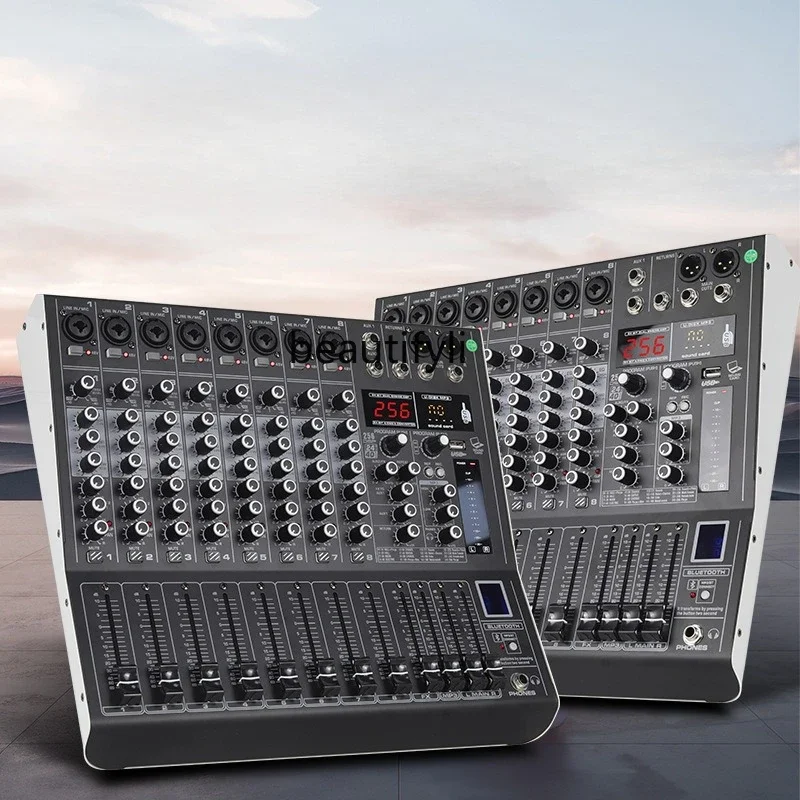 

D80 256 DSP effects 8-way mixer Bluetooth reverb stage bar mixer