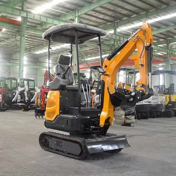 

Hot Epa Euro5 0.8Ton Mini Hydraulic Excavator For Garden Agriculture 1500 Kg Small Crawler Free Shipping Featuring Pump Gearbox