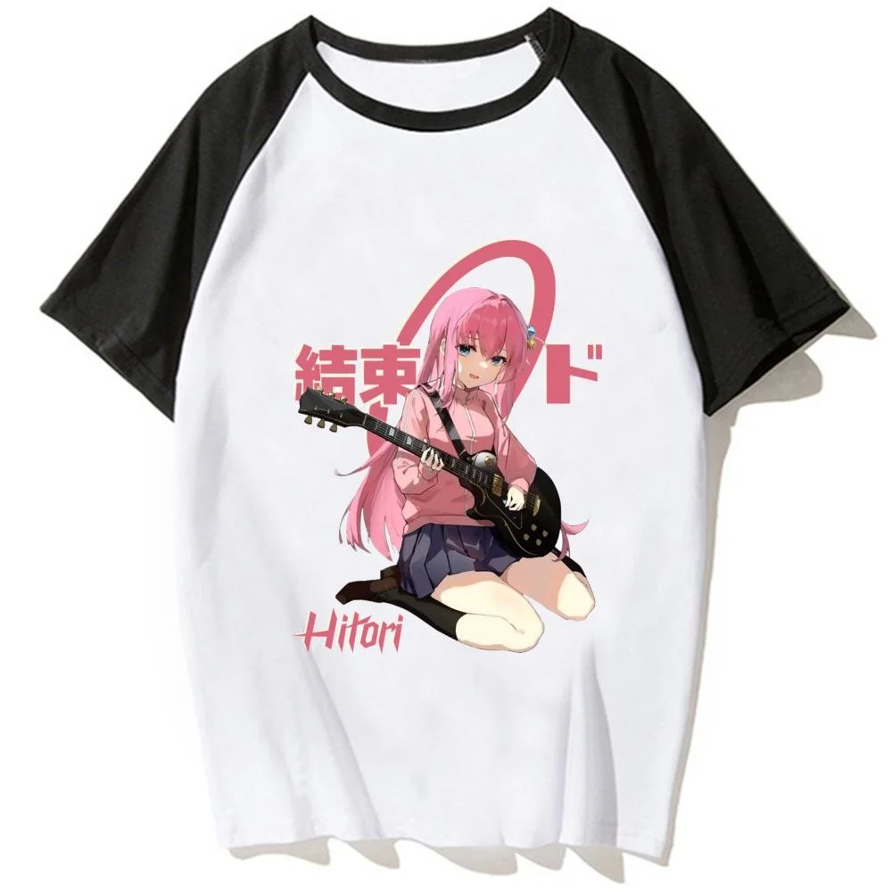 

Bocchi the Rock Manga Ryo tshirt women Y2K Japanese summer top girl funny comic 2000s clothes