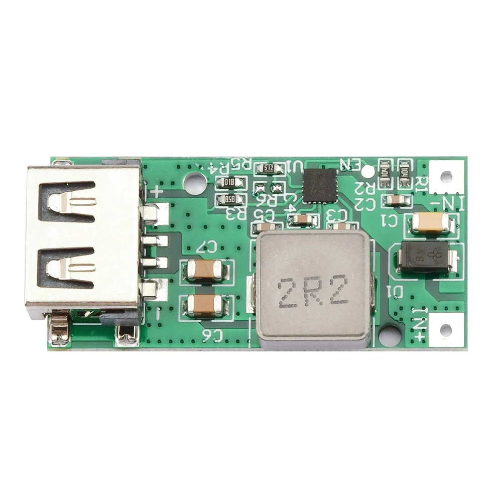 DC-DC High Current Synchronous Rectifier Step-down Module 7V-21V to 5V5A Charging Module Power Supply