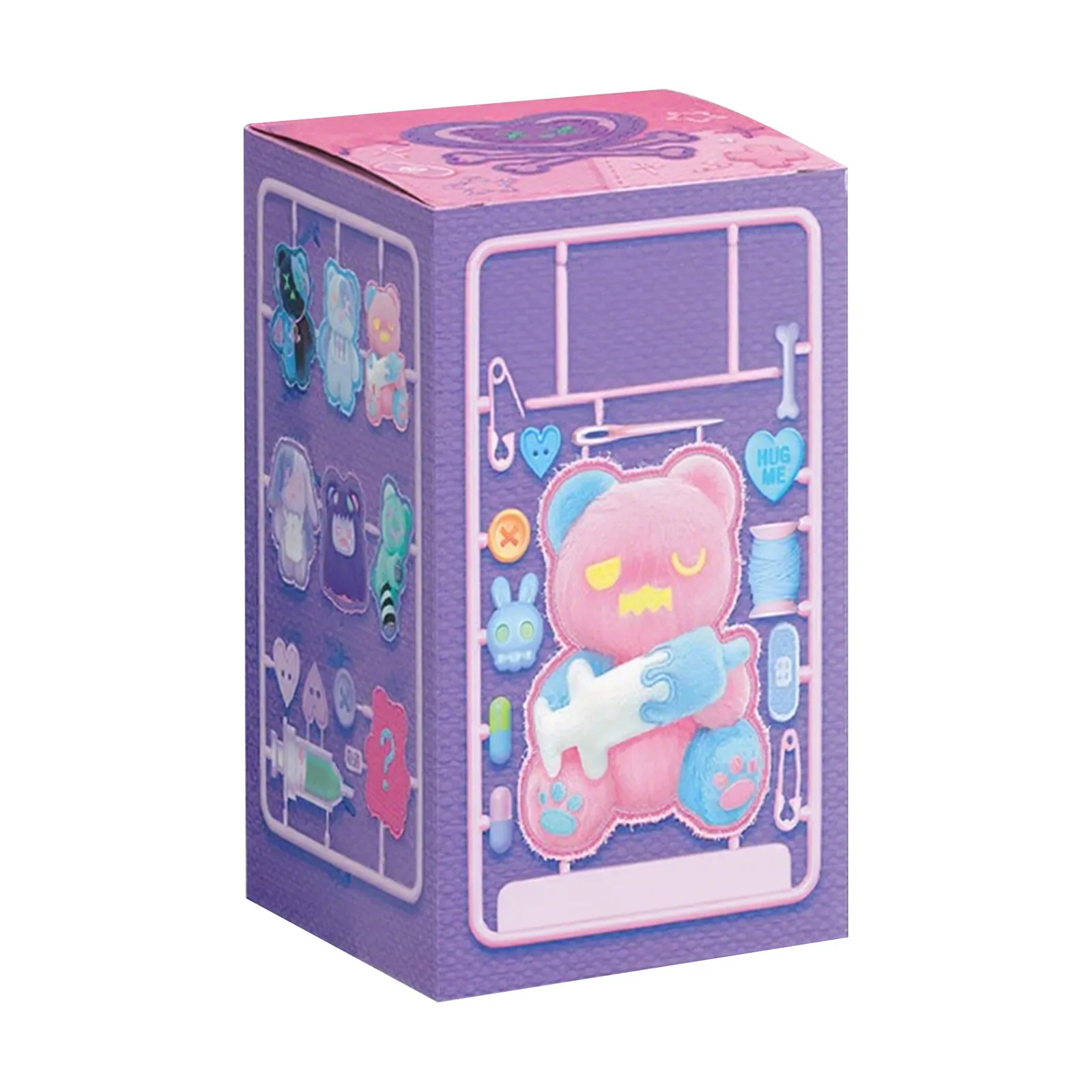 Shinwoo Ragbear clinique boîte aveugle jouets poupées sac partenaire Shinwoo boîte mystère ours modèle mignon pendentif lumineux jeu à la mode arête des cœur