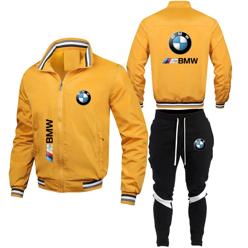 2025 BMW korlátozott Új márka men's Ősz majd téli kapucnis sets Alkalmi sportok Ing pályán Angol kosztüm  szuper autó sportswear+jogging Liheg