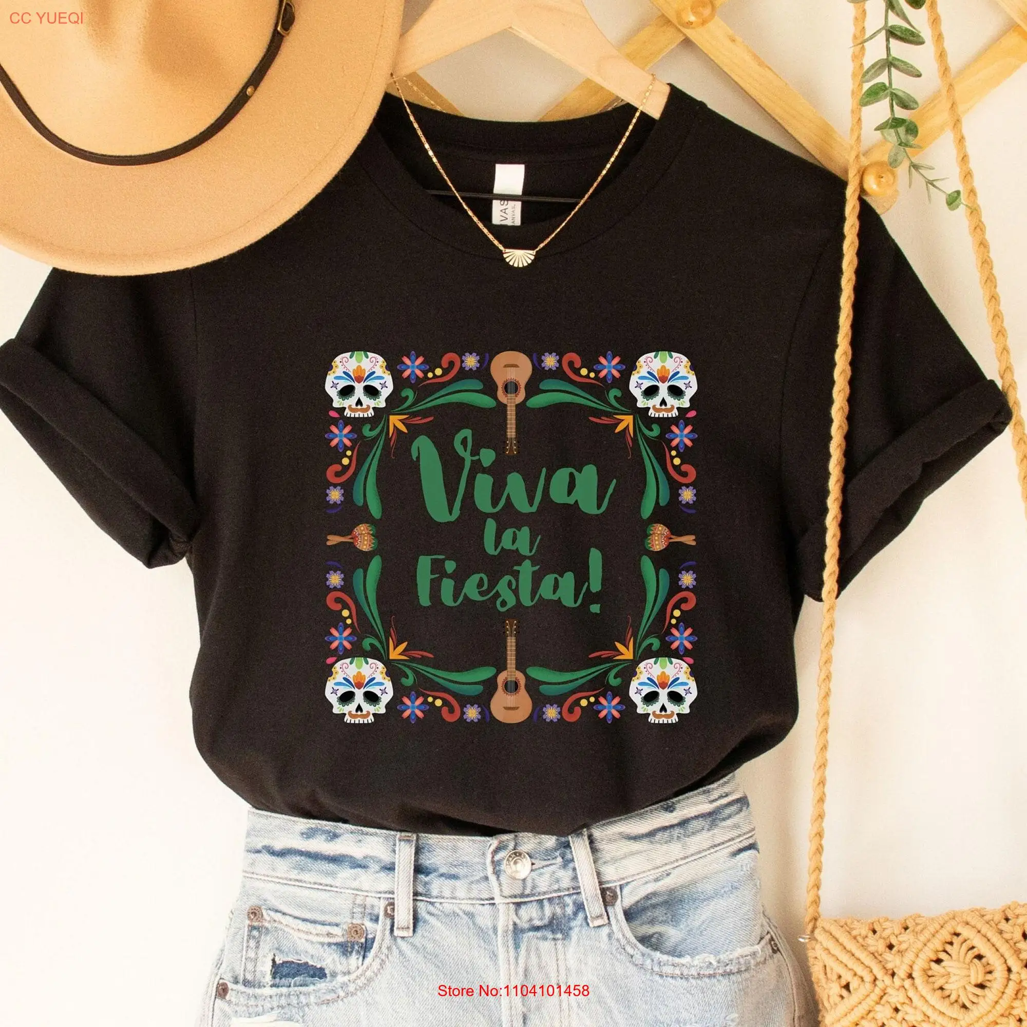 Cinco De Mayo T Shirt for Fiesta Mexican Celebration Party Women Cactus long or short sleeves