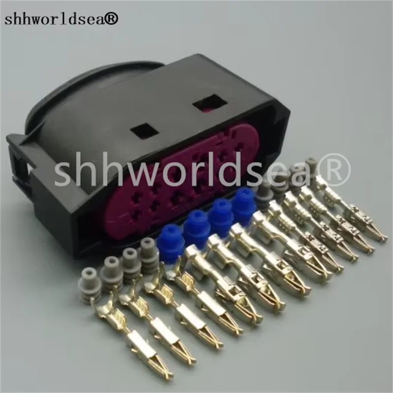 1/100PCS l 12 pin  car lane support  plug connector auto headlamp plug 1J0941165 1J0 941 165  for VW Audi For Volvo