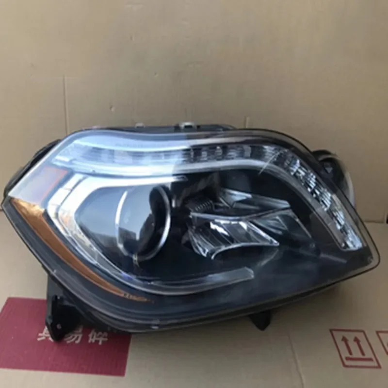 Led Headlight Daytime Running DRL for Mercedes Benz W166 ML300 GL350 GLE320 GLE400 GLS Angel eye turn signal Автомобильные лампы view 4