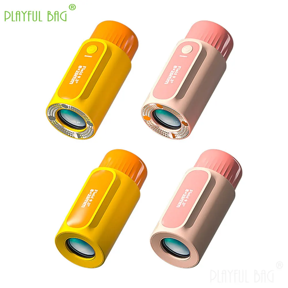 Creative Monotube Telescope High Definition Portable LED Flashlight SCIENCE Kids Toys Educational Outdoor Sports Gifts VG136