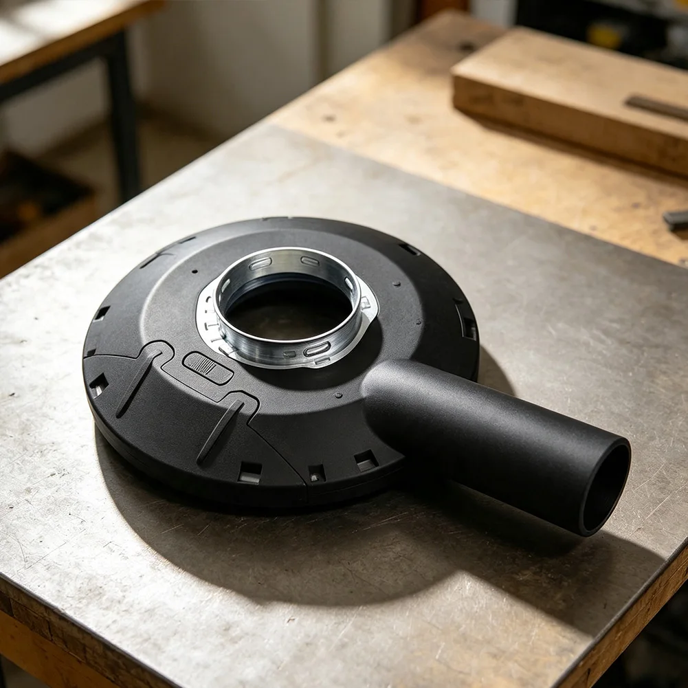 125mm 115mm Angle Grinder Dust Collection Cover Compatible with Standard Models Vacuum Ready and Easy to Clean