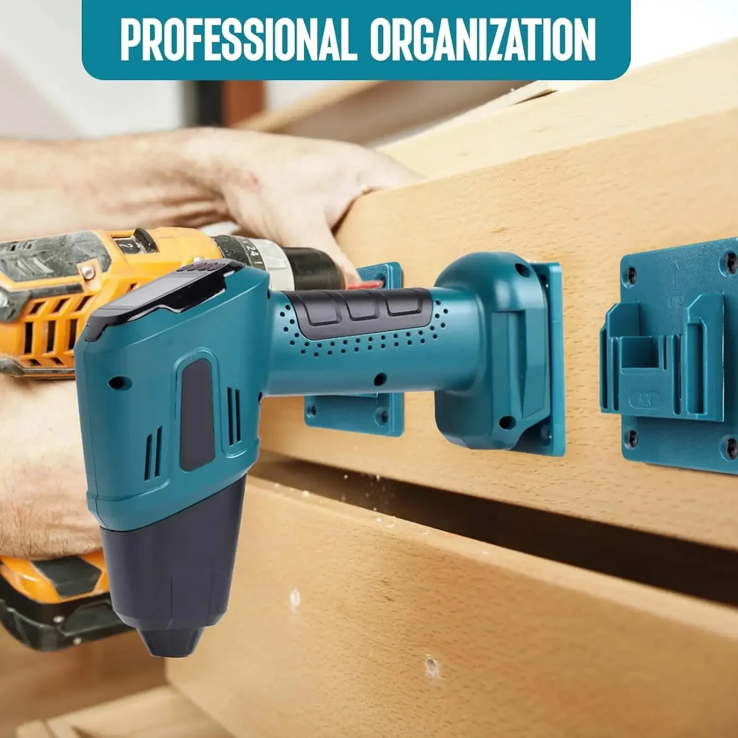 1pcs/2pcs/6pcs Wall Mount Electric Tool Holder for Makita 18V Wall Power Mount Storage Battery Bracket Fixing