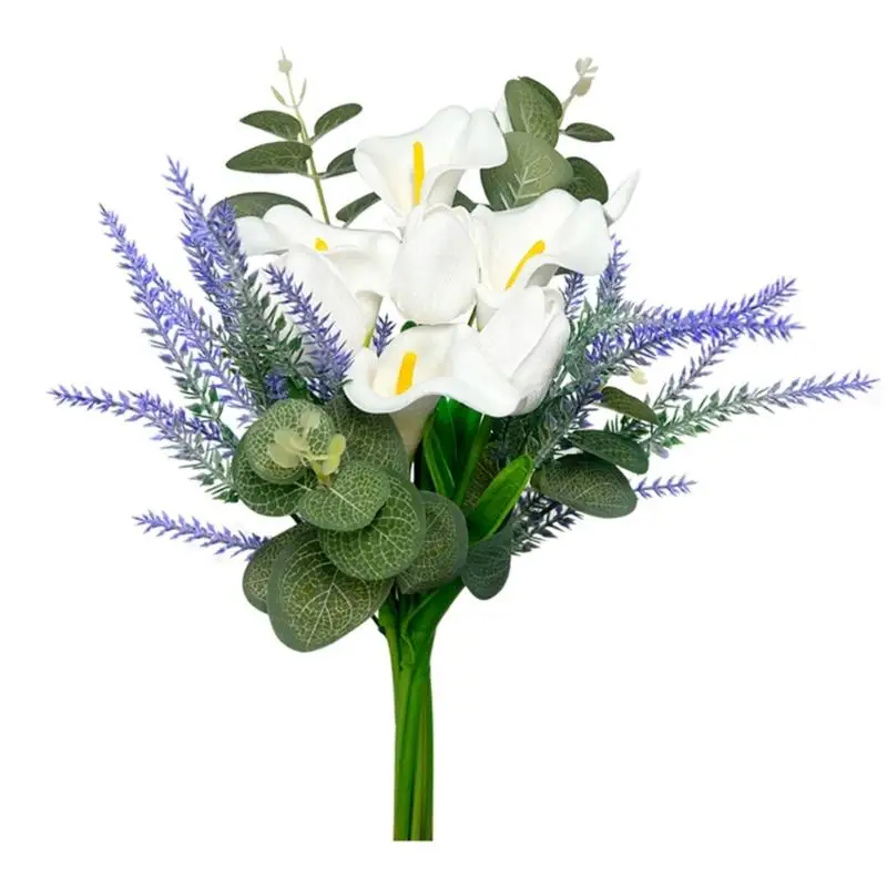 

E8BD Realistic Artificial Flower Height 13.77Inch Simulation Flower For Wedding Table Centerpieces Home Decoration