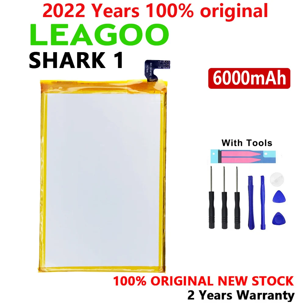 

New 100% Original 6000mAh Phone Battery Shark 1 / Shark1 High Quality Batteries With Free Tools+Tracking Number