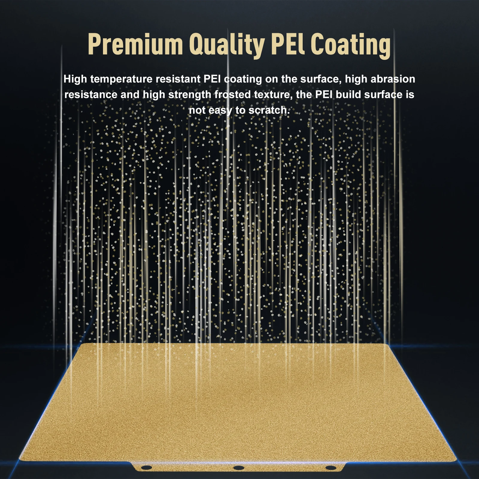 For Flashforge Build Plate PEI Bed Sticker AD5m Plate 235x235mm Double Sided Printing PEI Spring Steel Sheet 3D Printer Parts