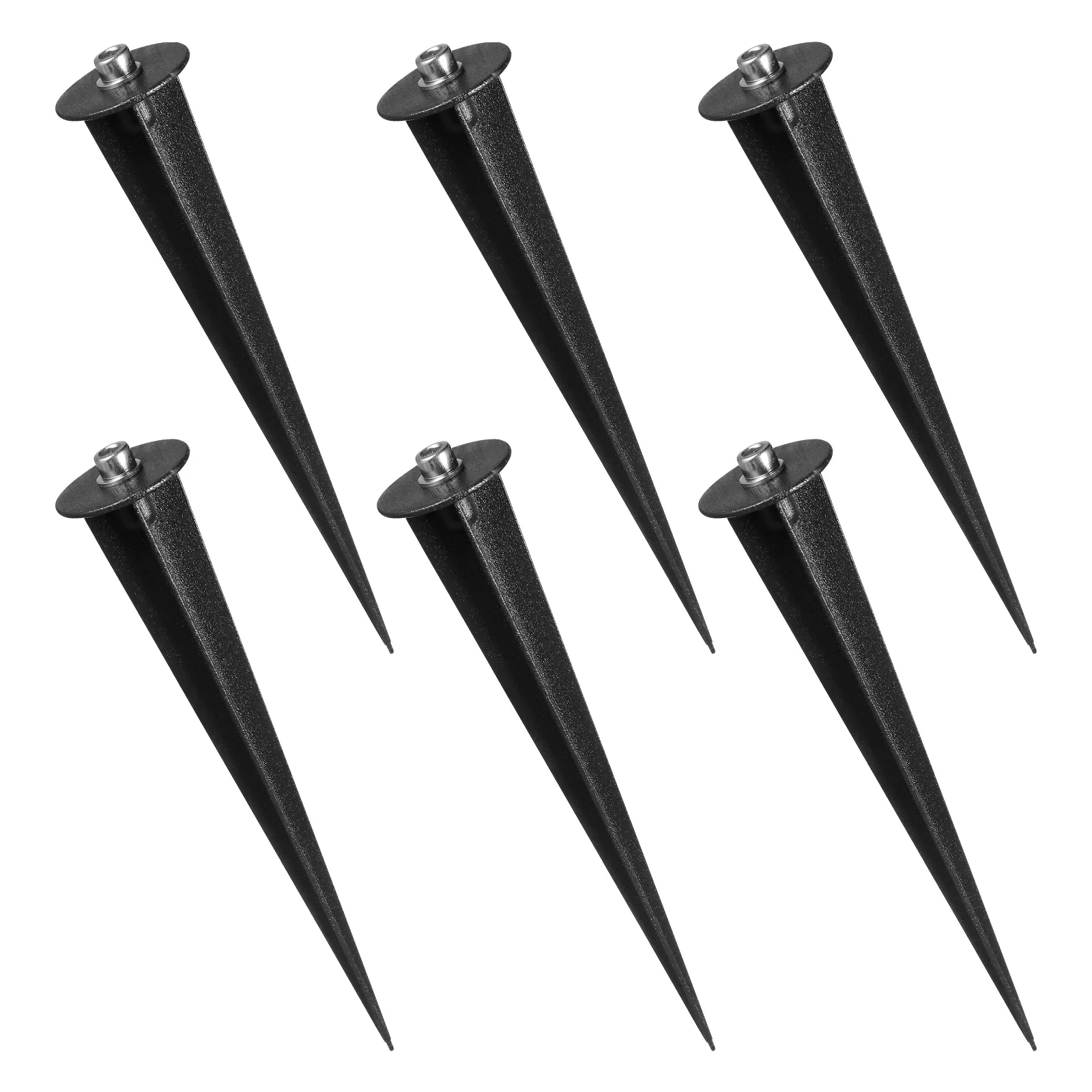 

6pcs Solar Garden Stakes 16CM Plastic Lawn Stake Path Light Replacement Accessories M5 Screw Outdoor Lighting