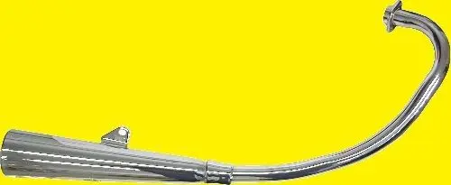 GN125 GZ125 GS125 Full Replacement Chrome Exhaust System Complete / Exhaust Pipe / Muffler