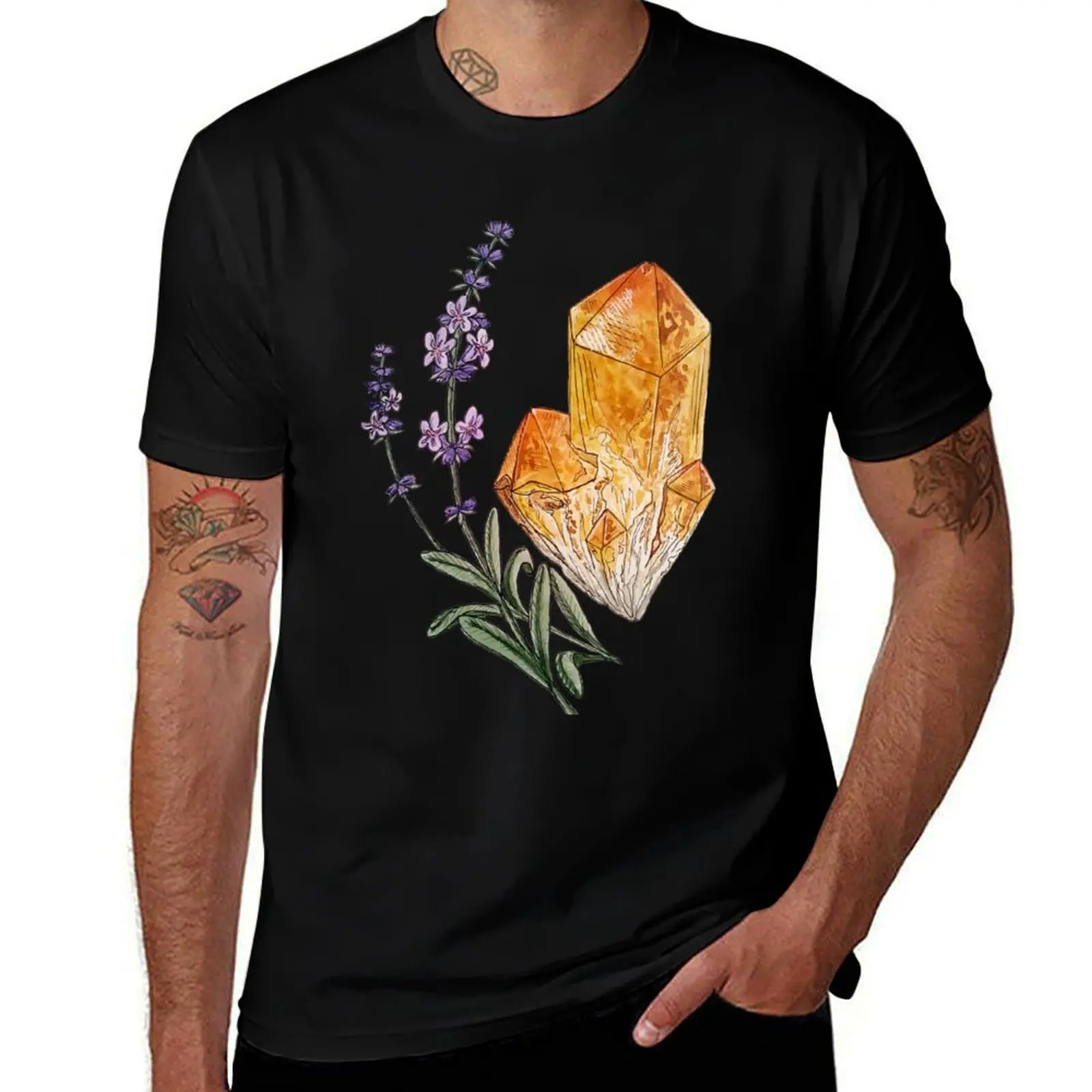

Lavender and Citrine T-Shirt Luxury man custom t-shirts custom t shirt t shirts men