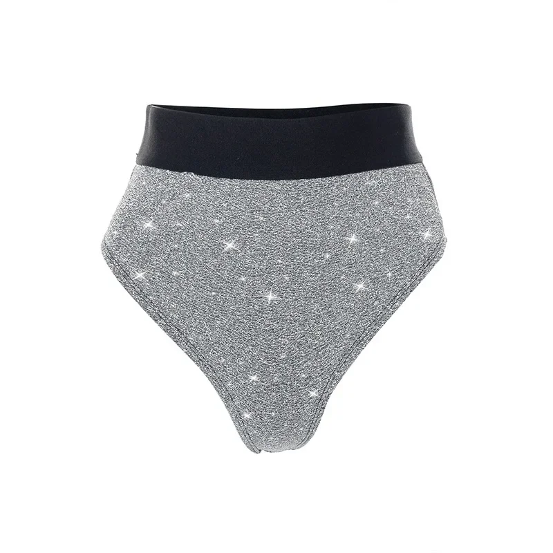 Mini Culotte Sexy de Couleur Unie pour Femme, Vêtement Court, Taille Haute, Y2k