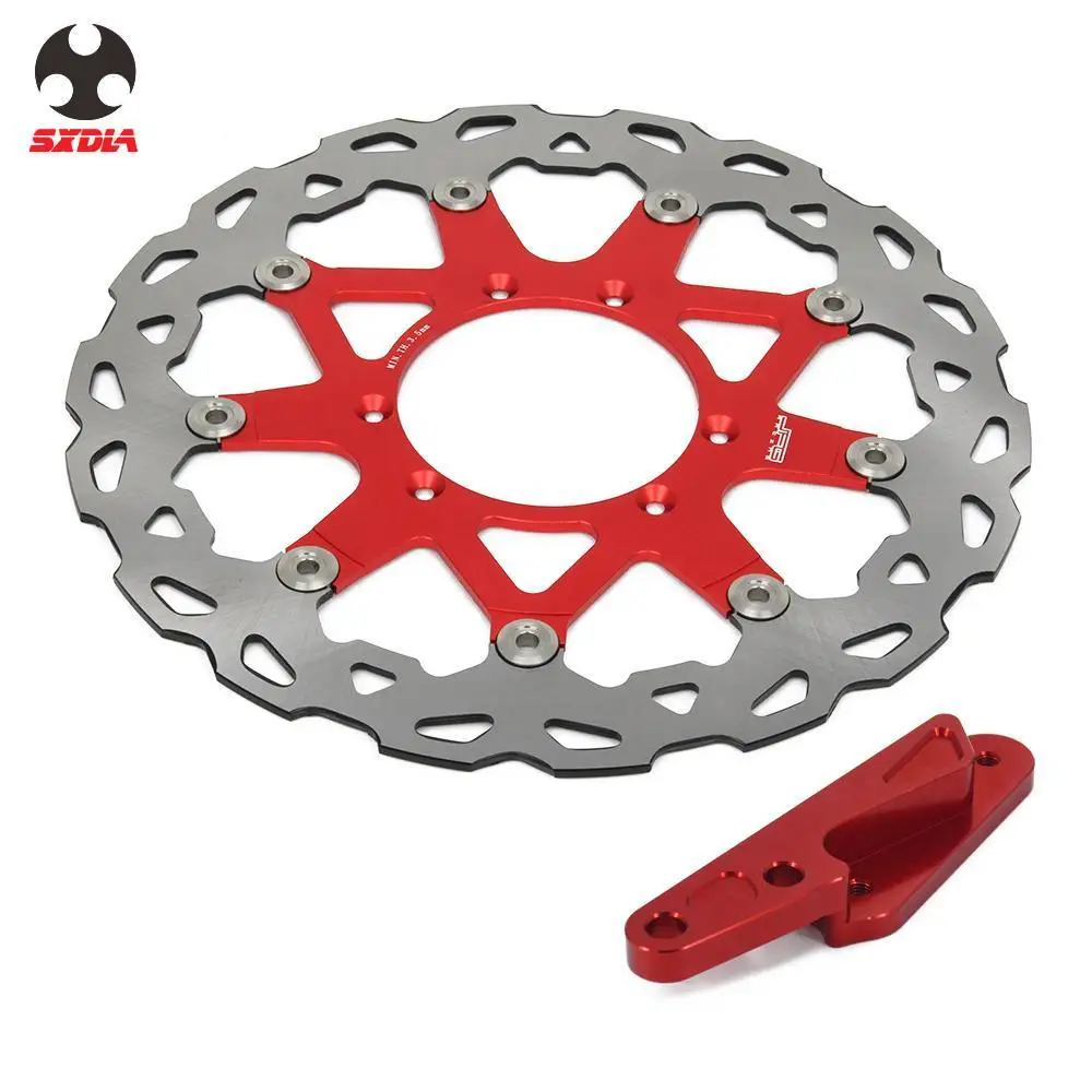 For HONDA CRE CR CRF R X 125 250 450 CRF250 CRE250 CRF450 2004-2014 Motorcycle 320MM Floating Brake Discs Rotor With Bracket