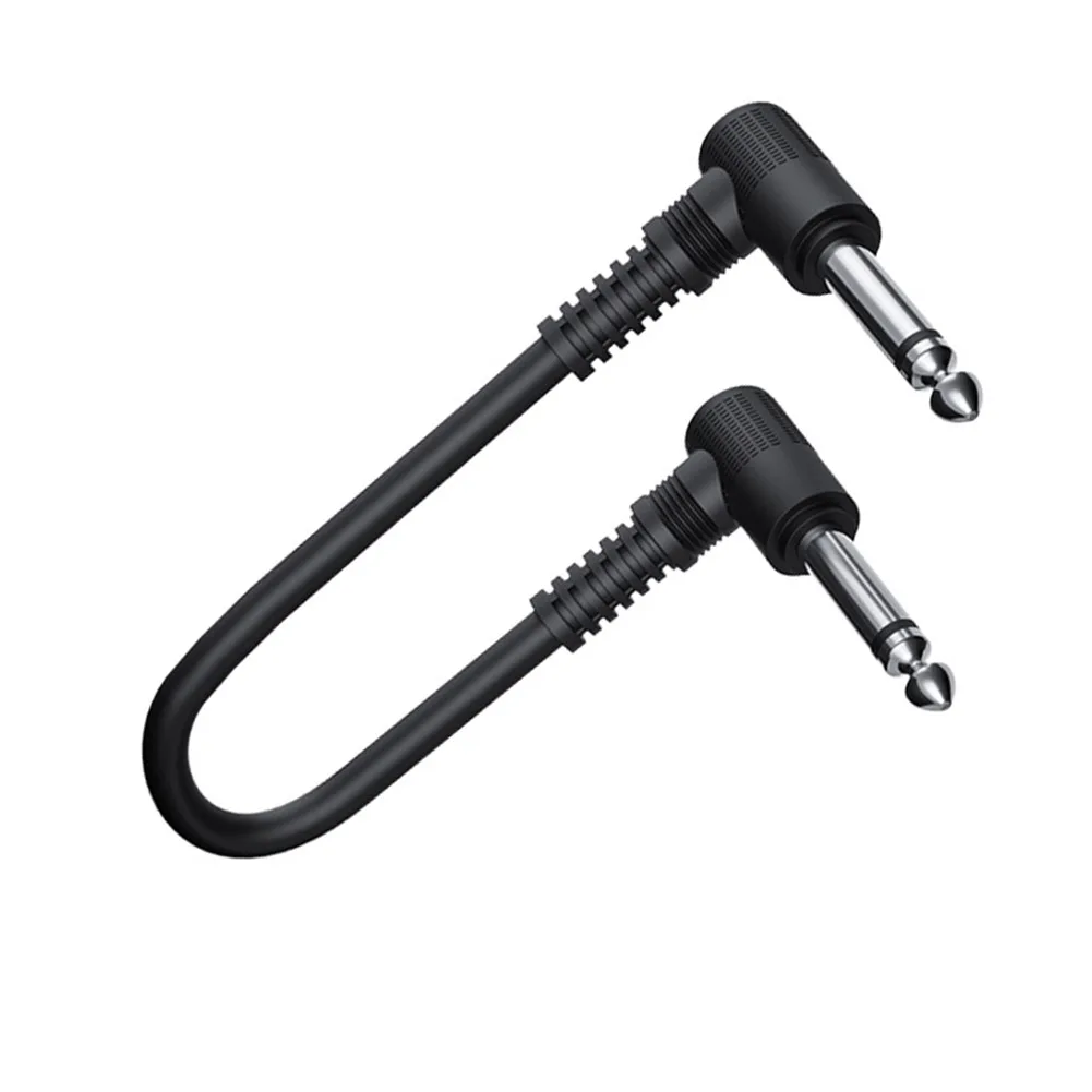 6.35 Electric Effect Pedal Cable Amplifier Patch Cord Lightweight Guitar Bass 15cm Guitar Portable Music Elements
