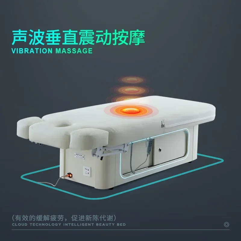 Electric massage beauty bed with music