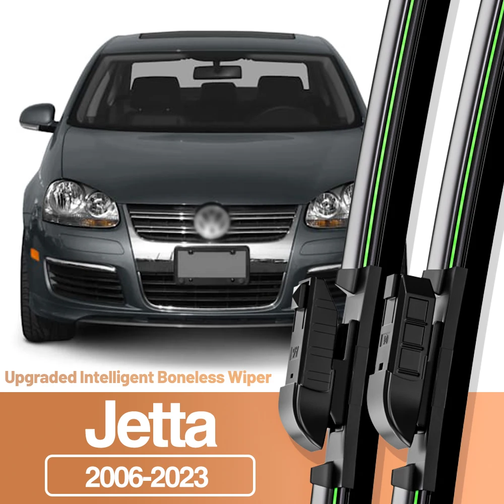 2x Für VW Jetta MK5 MK6 MK7 2006-2023 Frontscheibe Wischer Klingen Windschutzscheibe Fenster Zubehör 2007 2009 2010 2012 2018 2019