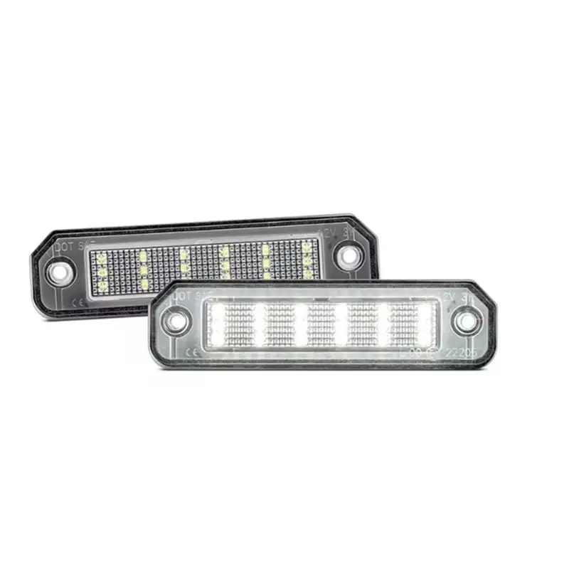 White LED License Plate Light For Honda Civic EJ EG EK CR-X Del Sol Integra SJ EK3 2Pcs