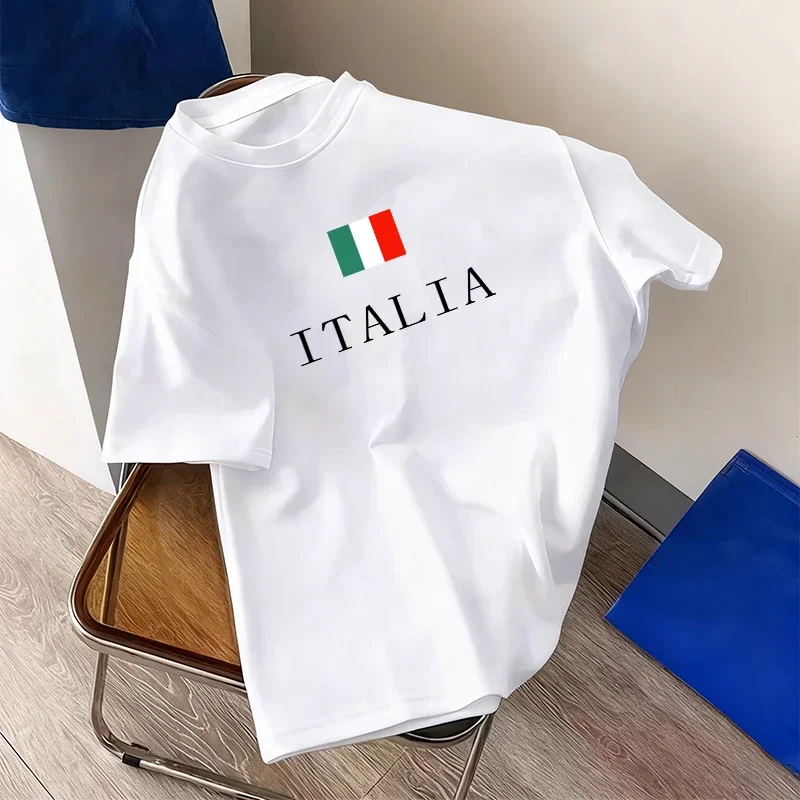 Mens T-shirt Cotton Printed Casual Short Sleeve Outdoors Sports Jogging Tees Summer O-Neck Loose Thin T-shirt Fashion Streetwear