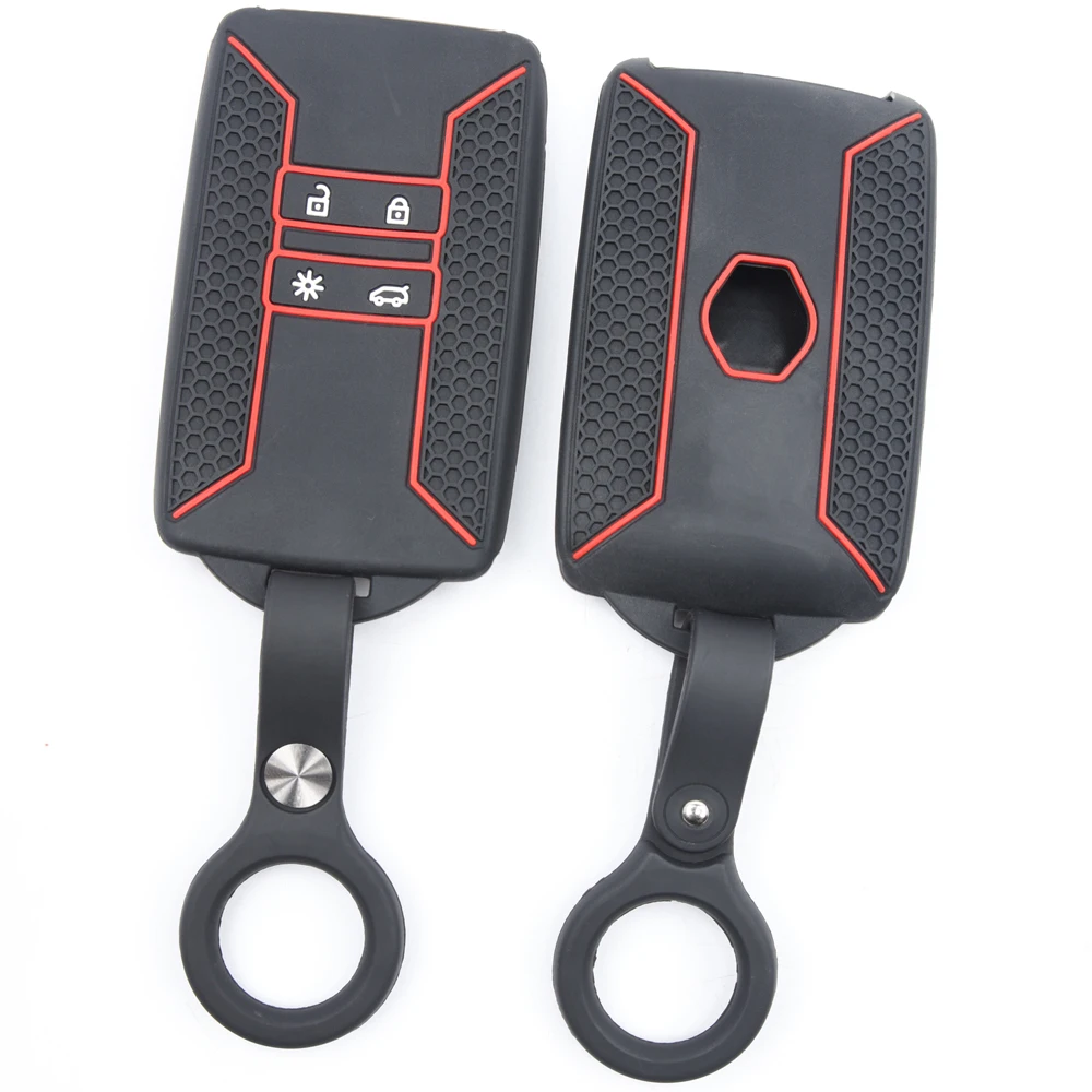 For Dacia Duster Logan 3 Jogger Sandero For Renault Clio 5 Megane 4 Zoe Kadjar Captur Arkana Koleos Protective Silicone Remote