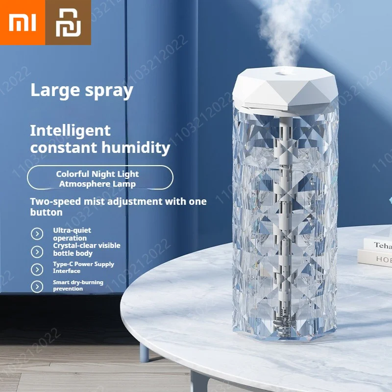 

Xiaomi Youpin Air Humidifier USB Aroma Diffuser Essential Oil Purifier Fragrance Mist Maker RGB Light Humidificador For Car Home