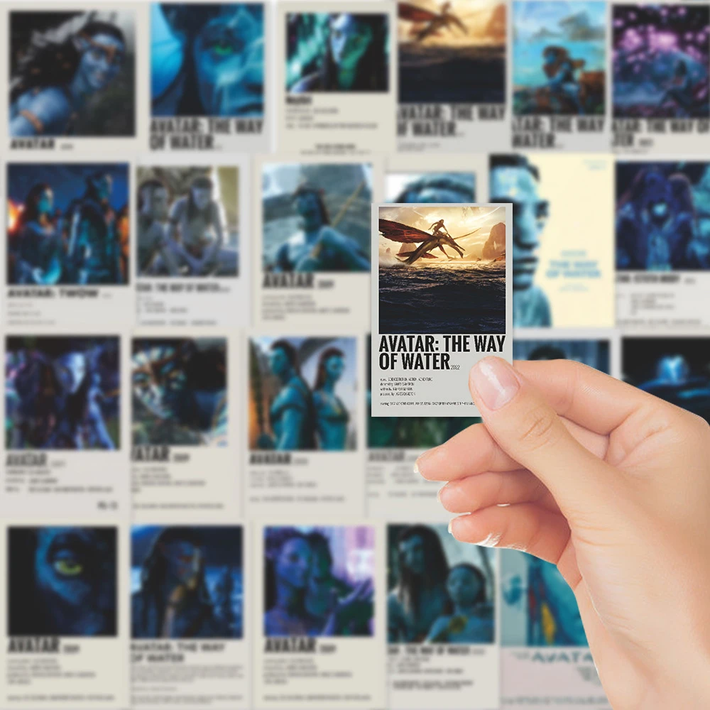 10/30/50pcs 아바타 3 불과 재 작은 포스터 스티커 만화 디즈니 영화 데칼 DIY 여행가방 물병 전화기 스티커 팩