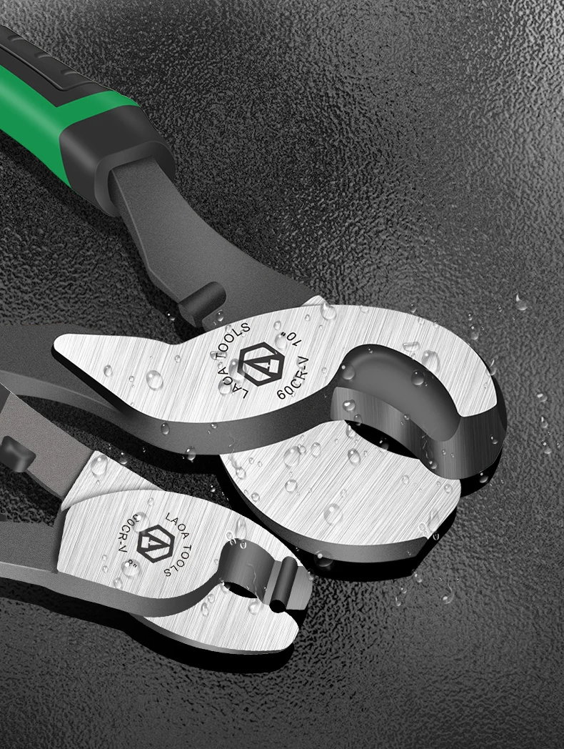 LAOA Kabelschneider CR-V Kabelschneider Crimpzange Elektrische Abisolierzange Kombination Multifunktions-Handwerkzeuge – Detail 10