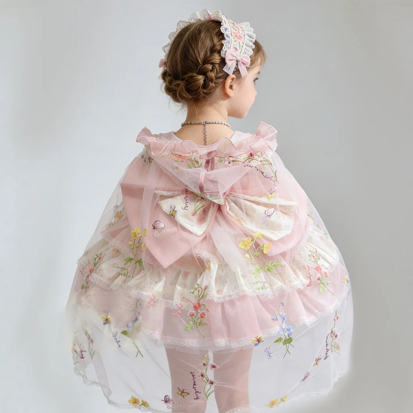 

Rich daughter girl Lolita princess dress new summer children's girl baby
