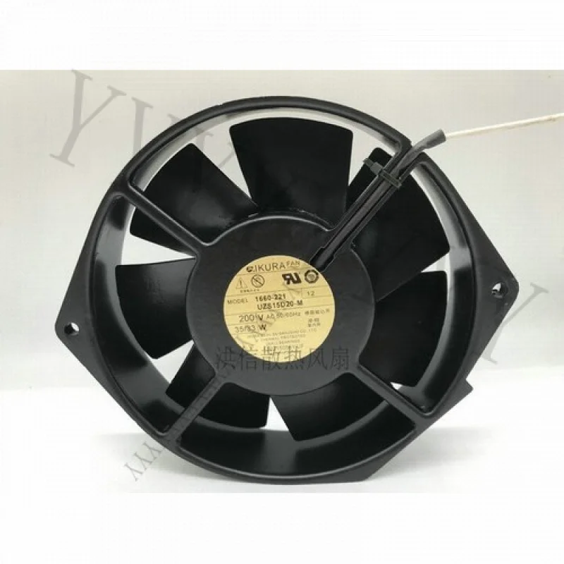 

Y+IKURA 1660-221 UZS15D20-M 200 В 35/33 Вт 172*150*38 высокотемпературный охлаждающий вентилятор