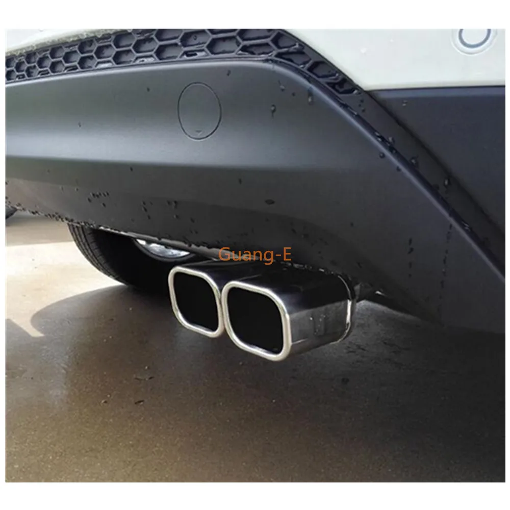 For Hyundai Tucson 2015 2016 2017 2018 Car Frame Muffler Exterior End Pipe Dedicate Stainless Steel Exhaust Tip Tail Outlet 1pcs