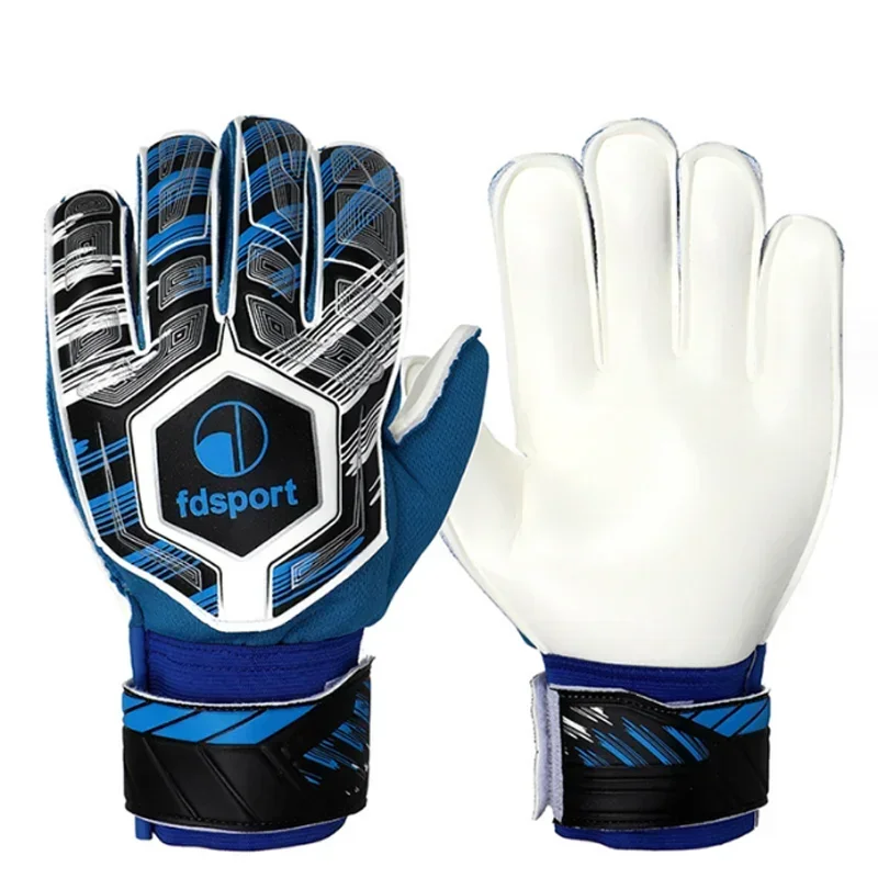 

Children Adult Goalie Gloves Anti Slip Fashion Latex Football Goalkeeper Gloves Finger Protection Equipment Soccer Accessories