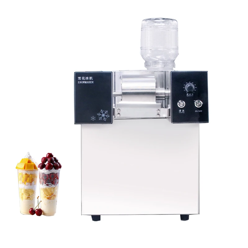 Snow Cone Ice Shaver Machine Korean Bingsu Machine Water-Cooled Ice Maker Snowflake Shaved Ice Machine