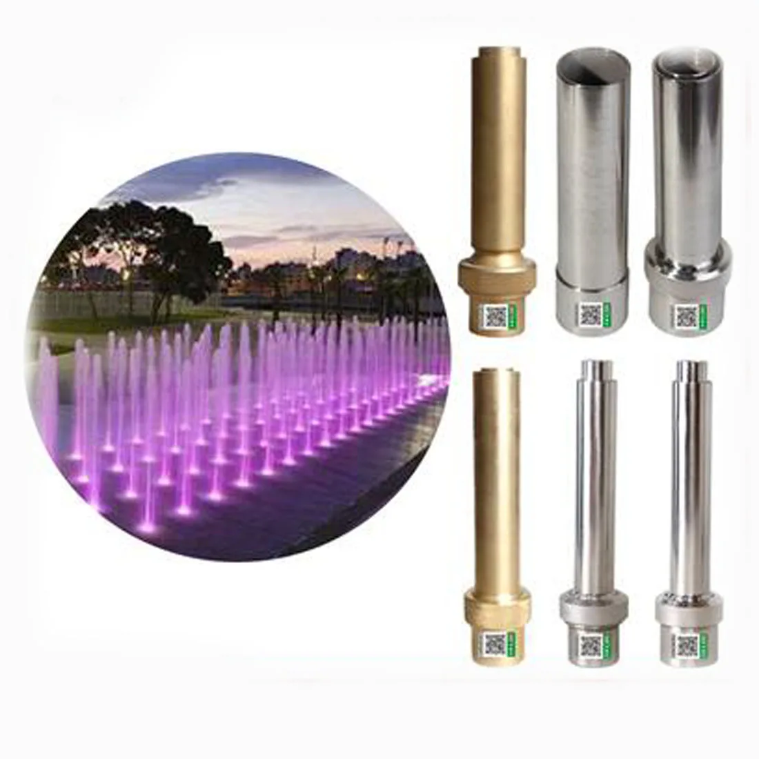 

Yuzhu fountain waterscape sprinkler copper stainless steel aerated square courtyard hotel dry spray music fountain direct