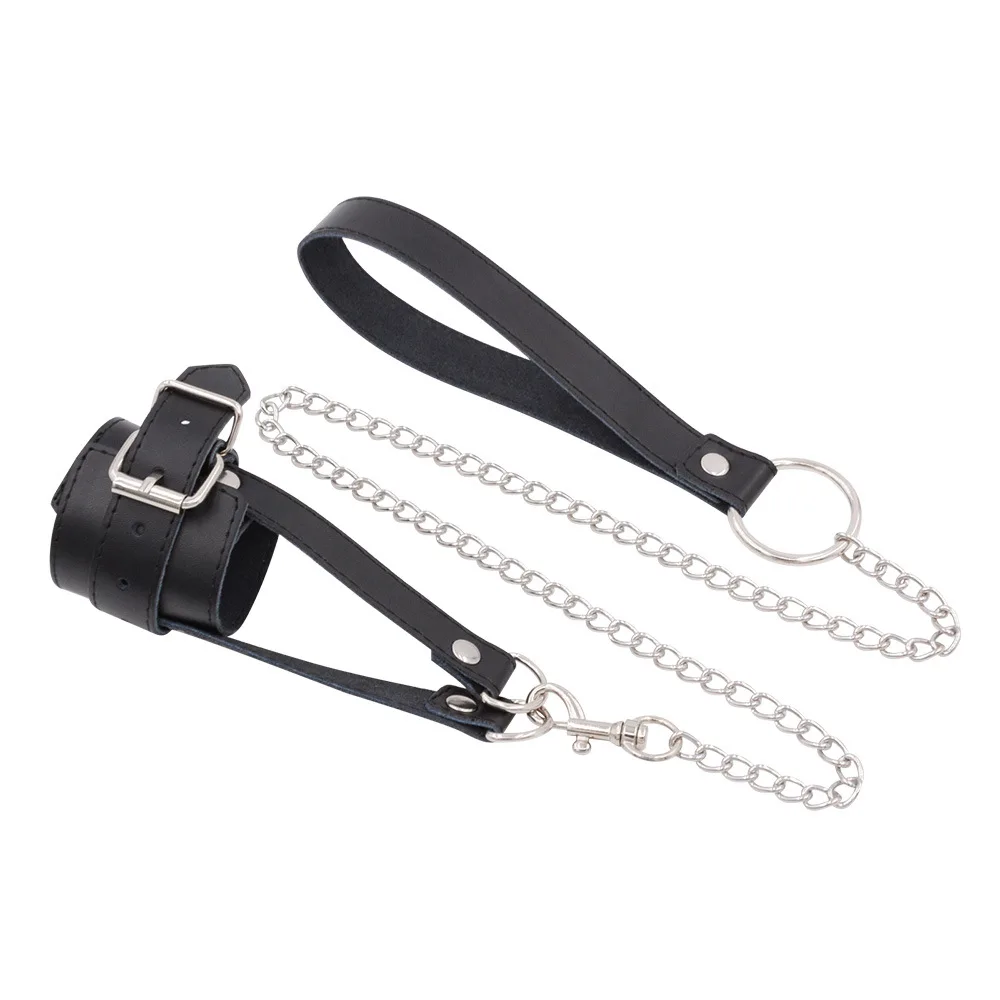 Hommes pénis traction scrotum cravate pénis porter bas du corps formation produits sexuels pour adultes couple jouets sexuels Parachute balle civière