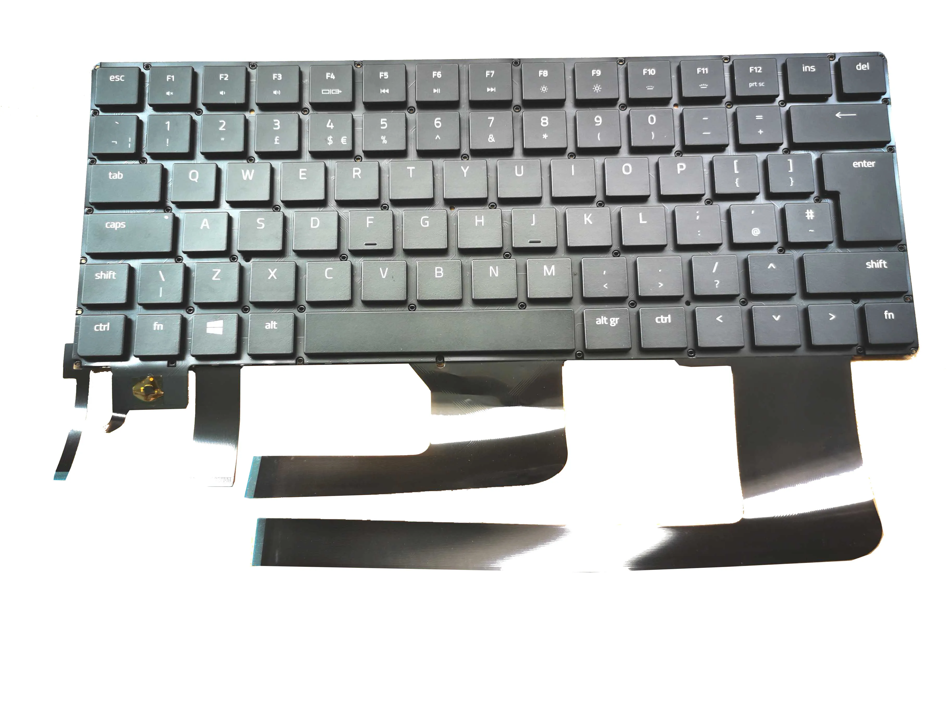 

Laptop Keyboard For RAZER Blade 12596873-00 2H-BBRUKR50111 911100129460 12585483-00 United Kingdom UK/Nordic Black Without Frame