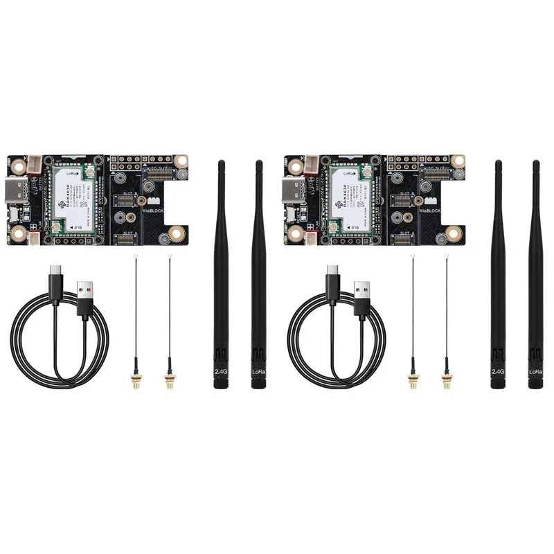 ABUN-2X RAK Wireless Wisblock Meshtastic With Antenna RAK4631 LPWAN Wireless SX1262 Lora Module For Meshtastic Lorawan 868Mhz