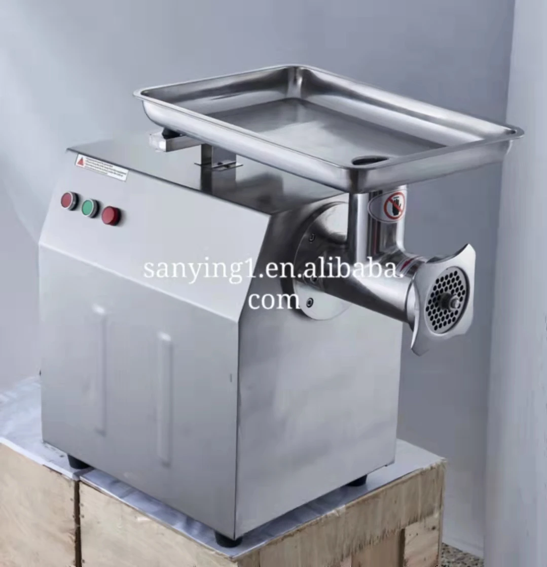 Commercial High Speed Meat Pork Beef Chili Pepper Mincing Grinding Machine Meat Mincer Grinder