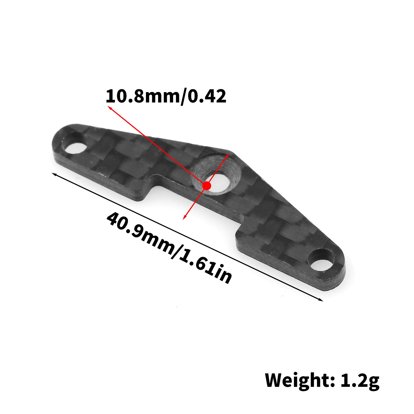 Carbon Fiber Suspension Tie Rod Mount Pull Rod Bractket For Tamiya TT-02 Type-S Series TT02B RC Car Upgrade Parts Accessories