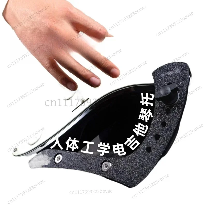 df SEMI RED Style Ergonomic Electric Guitar Stand Holder Wall Mount Hanger Display Rack Musical Instrument Accessories