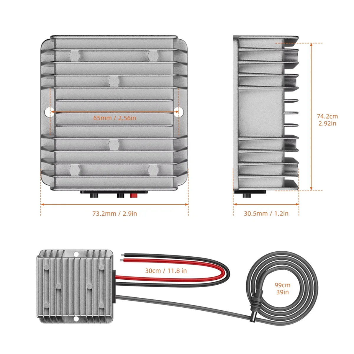 ABLJ para Starlink Gen 3 cable de alimentación 12V/24V a 57V 4.5A convertidor para Starlink Gen 3 enrutador adaptador elevador convertidor de refuerzo