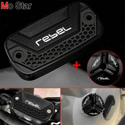 Motorcycle Front Brake Fluid Reservoir Cover Engine Oil Filler Cap Accessories For HONDA REBEL 1100 500 300 CMX 1100 500 300
