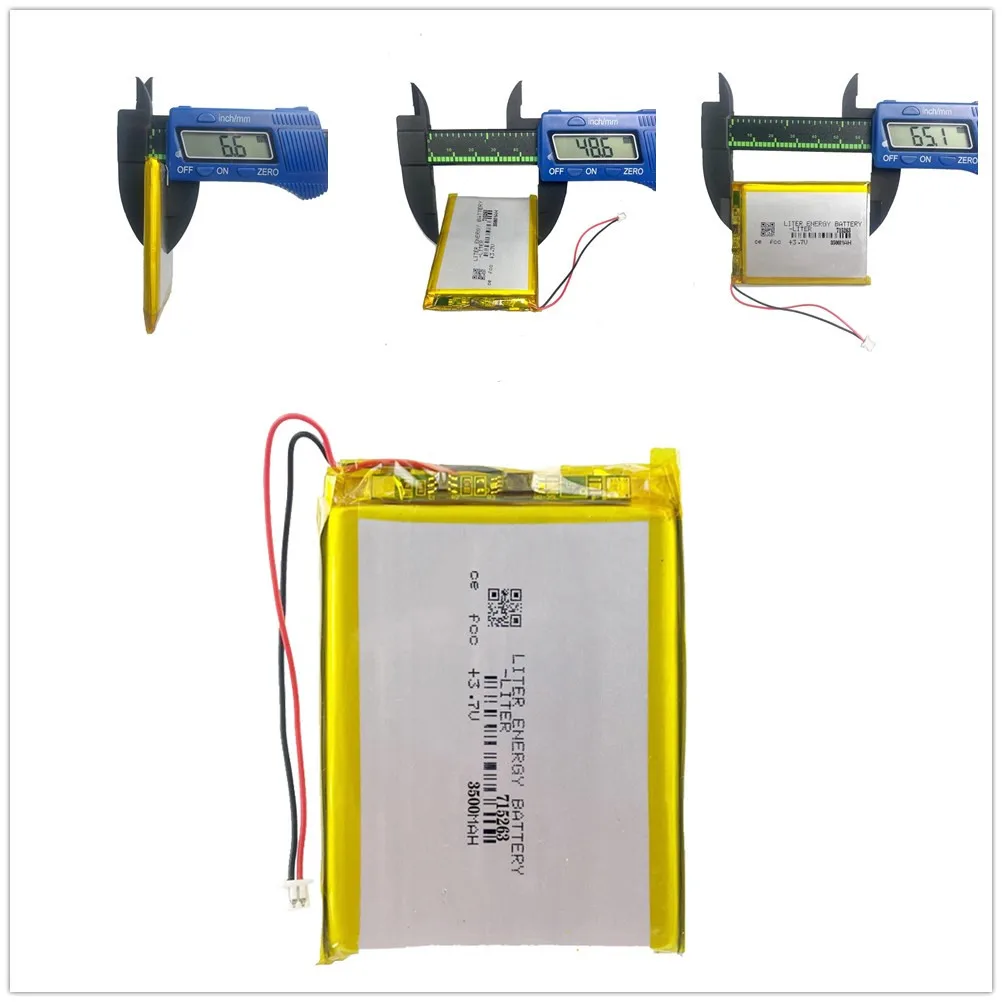 715263 705068 3.7v 3500mah bateria litowo-polimerowa 2800mah 605065 z płytą do tabletów RG35XX Pda produkty cyfrowe