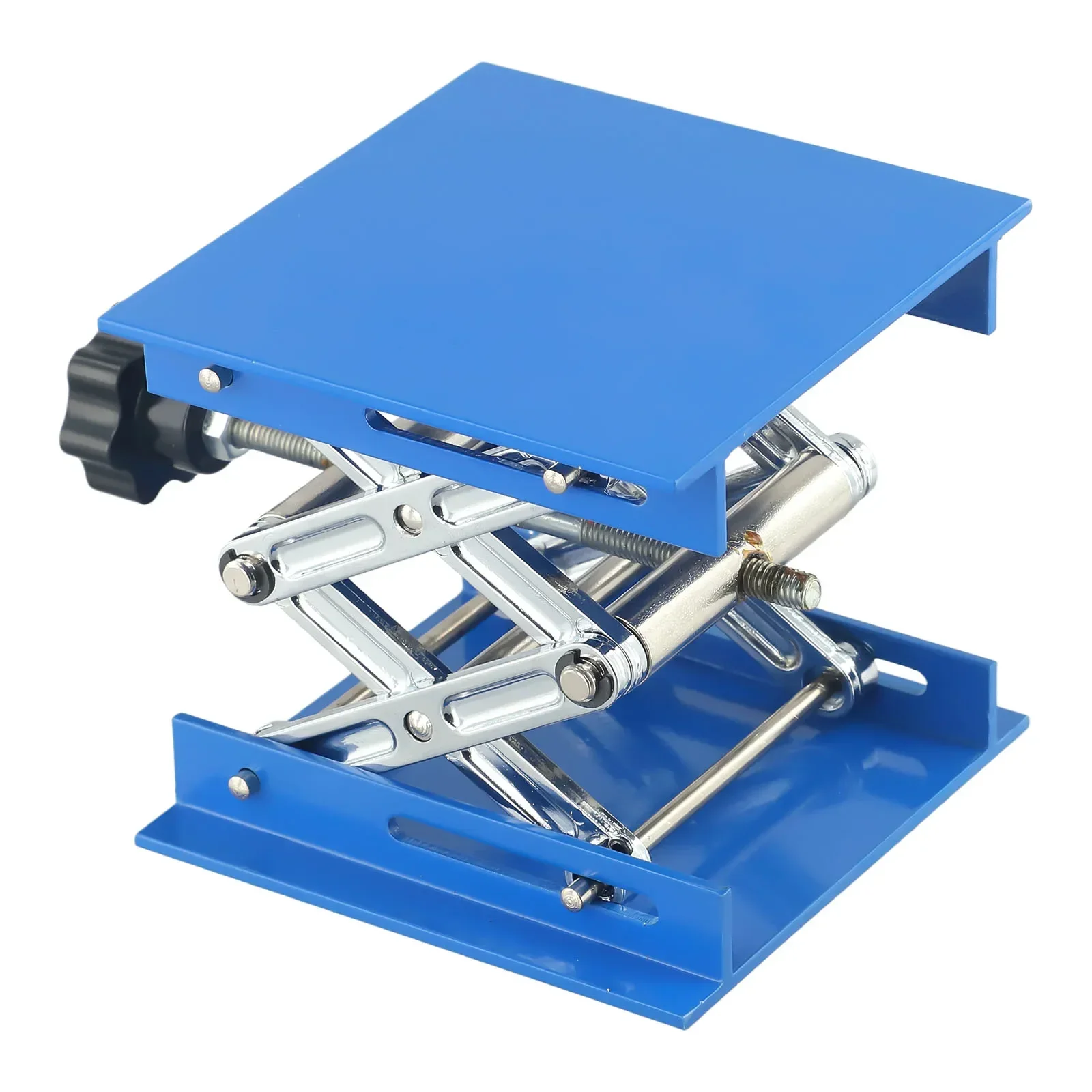 

Laboratory Lifting Stand Rack with Aluminum Lift Table for Woodworking Engraving 4x4in Router Height Position Adjuster