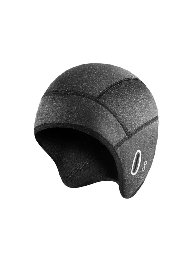 AliExpress NONE Men's Winter Fleece Cycling Cap Windproof Thermal Skull Cap Helmet Liner for Running Skiing Motorcycle Riding MTB Bike