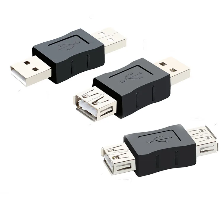 USB2.0 AM male to AF female adapter USB male to male adapter extension head USB female to female conversion cable