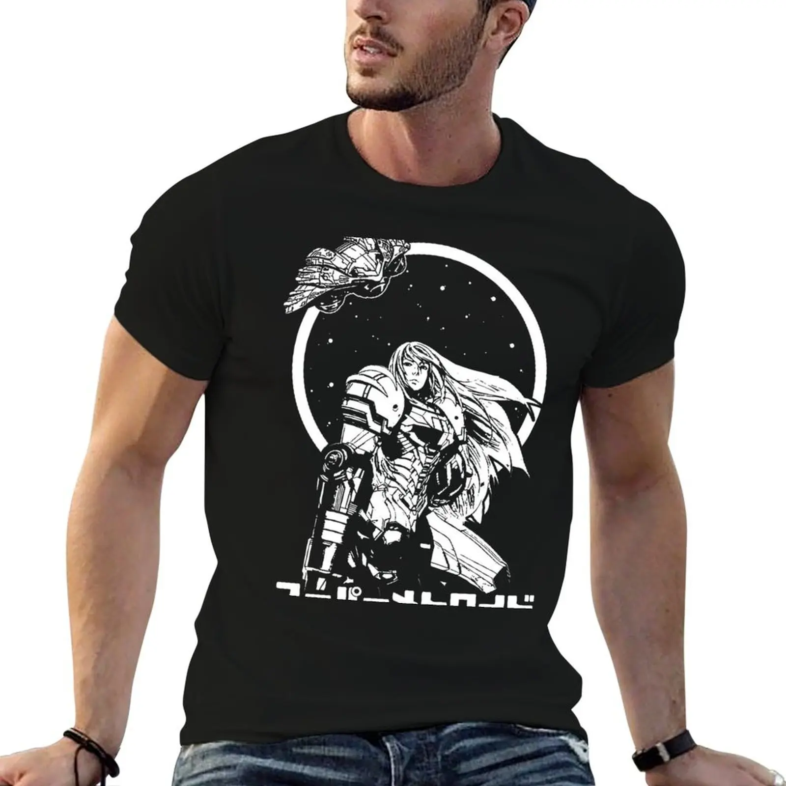 

SAMUS ARAN T-Shirt essential t shirt man t shirt cotton high quality T-Shirt