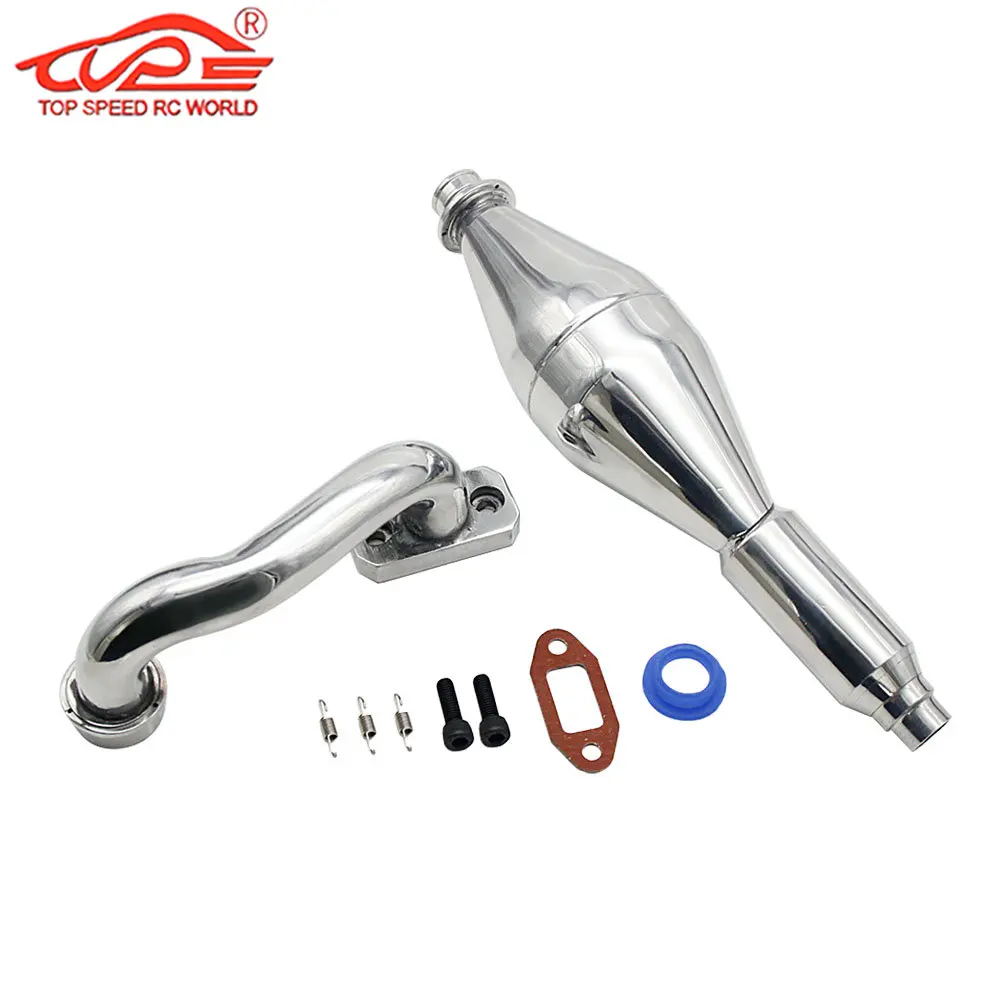 Exhaust Pipe Tuned Pipe for 1/5 FS Racing FG Rovan Big Monster Truck Rc Car Parts