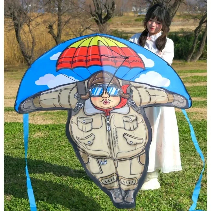 Free Shipping cartoon kites for children kites string line parachuting Skydiving kites nylon ripstop weifang kites factory